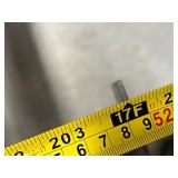 Lot Of 3 Pallets Of Custom Made Bars That Hang On The Beams For Sorting Long Pieces Of Wood Etc. Most Bolts & Screws Discarded So Not Included - Plus Wood Planks