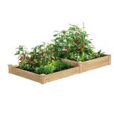 Greenes Fence 4 ft. x 8 ft. x 10.5 in. Original Cedar Raised Garden Bed