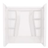 Complete 60" Bath tub set up with Glass doors, Tub, and surrounds