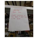 80" X 96" White Patio Door