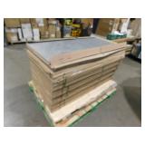 MSI Yardan Graphite Matte Porcelain Stone Look Rectangle Tile 24 in. x 48 in., Floor and Wall (397 sq. ft.)