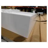 Delta Classic 500 48 in. L x 34 in. W Alcove Shower Pan Base with Center Drain in High Gloss White