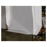 Delta Classic 500 60 in. x 32 in. Alcove Deep Soaking Bathtub with Left Drain in High Gloss White