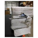 (3) Proslat PVC Slatwall 4 ft. x 4 ft. Charcoal