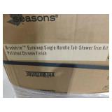 (216) pallet lot of Seasons® Bradshire™ Euroloop Tub And Shower Trim Kit, 2.5 Gpm, 80 Psi, 1 Handle