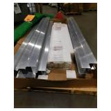 Barrette Outdoor Living Bryce and Washington Series 5 ft. W x 5 ft. H White Vinyl Drive Fence Gate Kit --with Alum post inserts and caps