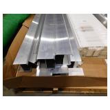 Barrette Outdoor Living Bryce and Washington Series 5 ft. W x 5 ft. H White Vinyl Drive Fence Gate Kit --with Alum post inserts and caps