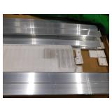 Barrette Outdoor Living Bryce and Washington Series 5 ft. W x 5 ft. H White Vinyl Drive Fence Gate Kit --with Alum post inserts and caps