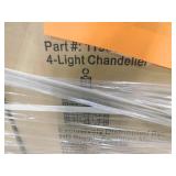(18) Pallet lot of Chandeliers--