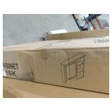 Tenleaf White 29 in. W x 28 in. H Rectangular Wood Medicine Cabinet with Mirror, Bathroom Wall Cabinet with Adjustable Shelves