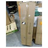 Tervo 62 in. Indoor Solid Wood Black Ceiling Fan with Integrated LED Light Kit, Remote Control and Wall Switch Include