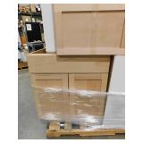 (3 )All Ready  Assembled Base Kitchen Cabinet and drawer unit in Unfinished with CLICKREADY Technology