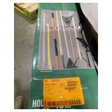 (4) Everbilt 36 in Adjustable Aluminum X-Clamp Wall Mount Storage Tool Organizer