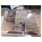 (16) Aspect 23.6 in. x 5.9 in. Weathered Quartz Peel and Stick Stone Decorative Tile Backsplash