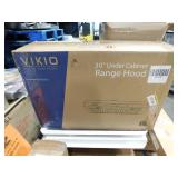 VIKIO 30 in. 900CFM Ducted Under Cabinet Range Hood in Stainless Steel with 3-Way Venting Removable LEDS and Gesture Control