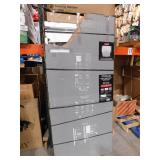 Delta Lyndall Mod 50-1/8 to 58-1/2 in. W x 71-1/2 in. H Soft-Close Frameless Sliding Shower Door, Nickel with Clear Glass