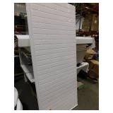 Sterling Traverse 34 in. W x 72.25 in. H 2-Piece Direct-to-Stud Shower End Wall Set in White