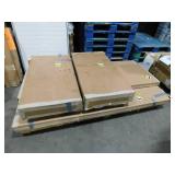 (2) Prepac HangUps Collection Manufactured Wood 4-Shelf Wall Mounted Garage Cabinet in White (36 in. W x 72 in. H x 20 in. D)