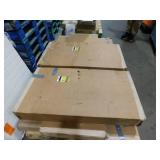 (2) Prepac HangUps Collection Manufactured Wood 4-Shelf Wall Mounted Garage Cabinet in White (36 in. W x 72 in. H x 20 in. D)