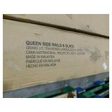 Coaster Robyn Brown Wood Frame Queen Platform Bed with Upholstered Headboard