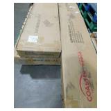 Coaster Robyn Brown Wood Frame Queen Platform Bed with Upholstered Headboard