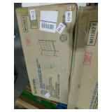 Landis 4-Drawer Ash Walnut and Gold Chest of Drawers (37.7 in. H x 30 in. W x 15.7 in. D)