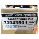 (3) Veranda 5 ft. x 6 ft. Vinyl Fence Gate Framing Kit