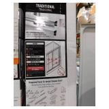 (2) Delta 48-60 in. W Traditional Semi-Frameless Sliding Shower Door Track Assembly Kit in Chrome (For 1/4 in. (6 mm) Glass)