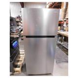 Vissani 18 cu. ft. Top Freezer Refrigerator in Stainless Steel Look