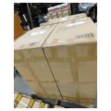 Theresa Greyish Beige and Walnut Brown Fabric Accent Chair (Set of 6)