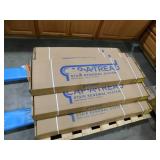 (12) Cap A Tread Essential Oak/Golden Rustic Oak 47 in. L x 12.15 in. W x 42.92 mm T Vinyl Overlay Stair Tread and Reversible Riser Kit