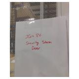 36" x 80" Security Storm Door