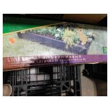 (4) Vigoro 4 sq. ft. X 2 sq. ft. Black Poly Resin EZ Set Stackable Garden Bed