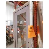 Masonite 36 in. x 80 in. Premium Full Lite Left Hand Inswing Primed Steel Prehung Front Exterior Door No Brickmold