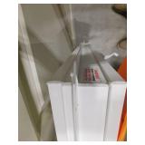 TAFCO WINDOWS 32 in. x 18 in. White Double-Pane Insulated Glass Hinged Vinyl Awning Window with Double Locks and Screen