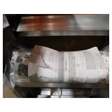 Louisville Ladder Energy Efficient 7 ft. 8 in. to 10 ft. 3 in., 25.5 in. x 54 in. Insulated Aluminum Attic Ladder, 375 lbs. Load Capacity