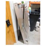 Louisville Ladder Energy Efficient 7 ft. 8 in. to 10 ft. 3 in., 25.5 in. x 54 in. Insulated Aluminum Attic Ladder, 375 lbs. Load Capacity