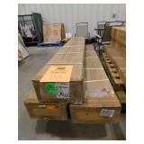 Yardistry Meridian 10 ft. x 12 ft. Cedar Backyard Pergola with Stylish Architectural Posts and Multilevel Crisscross Trellis Roof