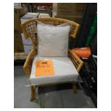 bali & pari Regina Light Honey Rattan Armchair