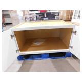 White 36" x 24" x 18" Deep Bridge Cabinet