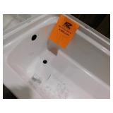 STERLING 60 in. x 30 in. Soaking Bathtub with Left Drain in White