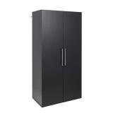 Prepac HangUps 36 in. W x 72 in. H x 20 in. D Large Storage Cabinet in Black (1-Piece)
