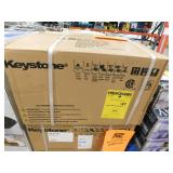 Keystone 10,000 BTU 230-Volt Through-the-Wall Air Conditioner Cools 450 Sq. Ft. with remote control in White