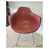 Set of 2 Vintage Krueger  Fiberglass Chairs in Good Condition seats will need to be attached to base