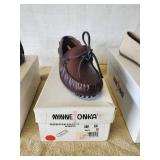 Lot of 3 Pair of New with Box Minnetonka Moccasins Various Sizes
