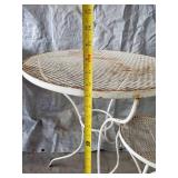 Cool Vintage Metal Table and one Chair for use of Lawn Décor