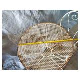 Cool Vintage Metal Table and one Chair for use of Lawn Décor