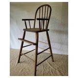 Vintage Wooden Highchair in solid good Condition