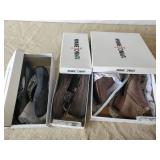 Lot of 3 Pair of New with Box Minnetonka Moccasins Various Sizes