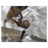Large Lot of Fishing Poles some with Reels